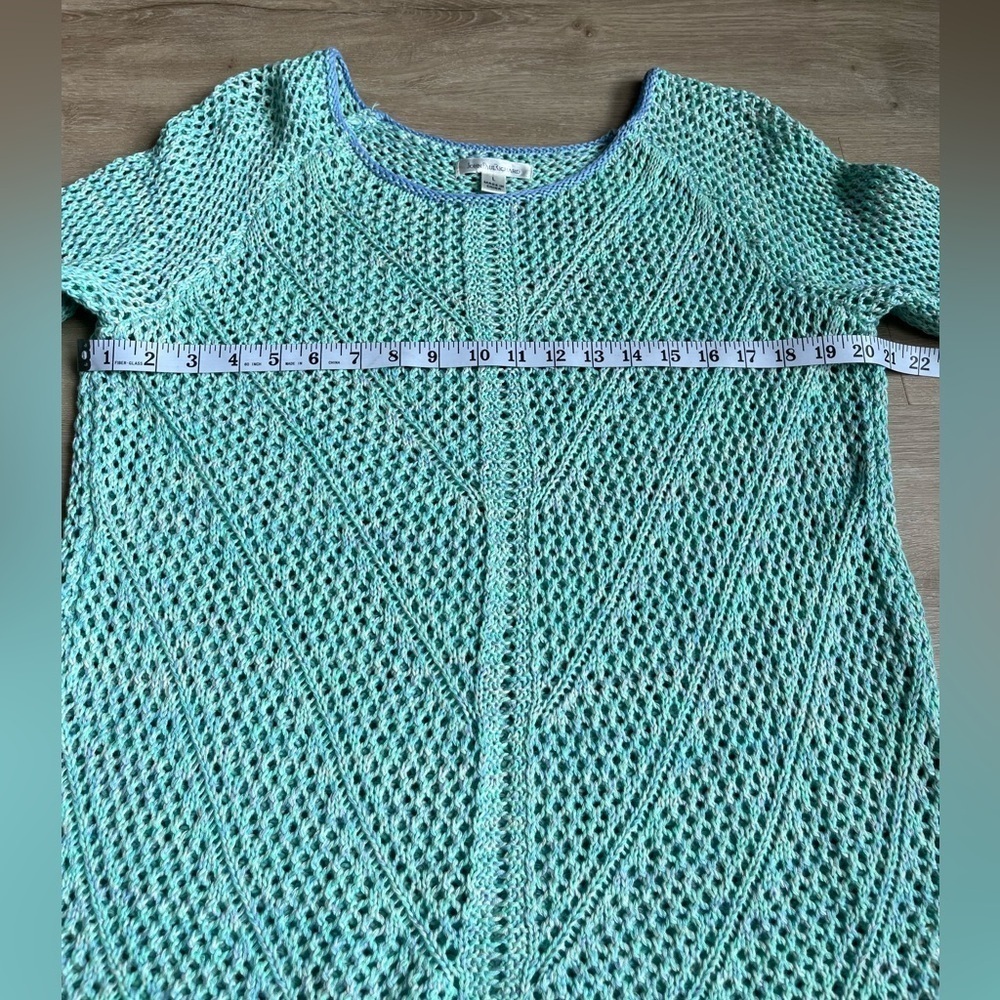 JohnPaulRichard Open Knit Sweater sz L - Picture 5 of 7